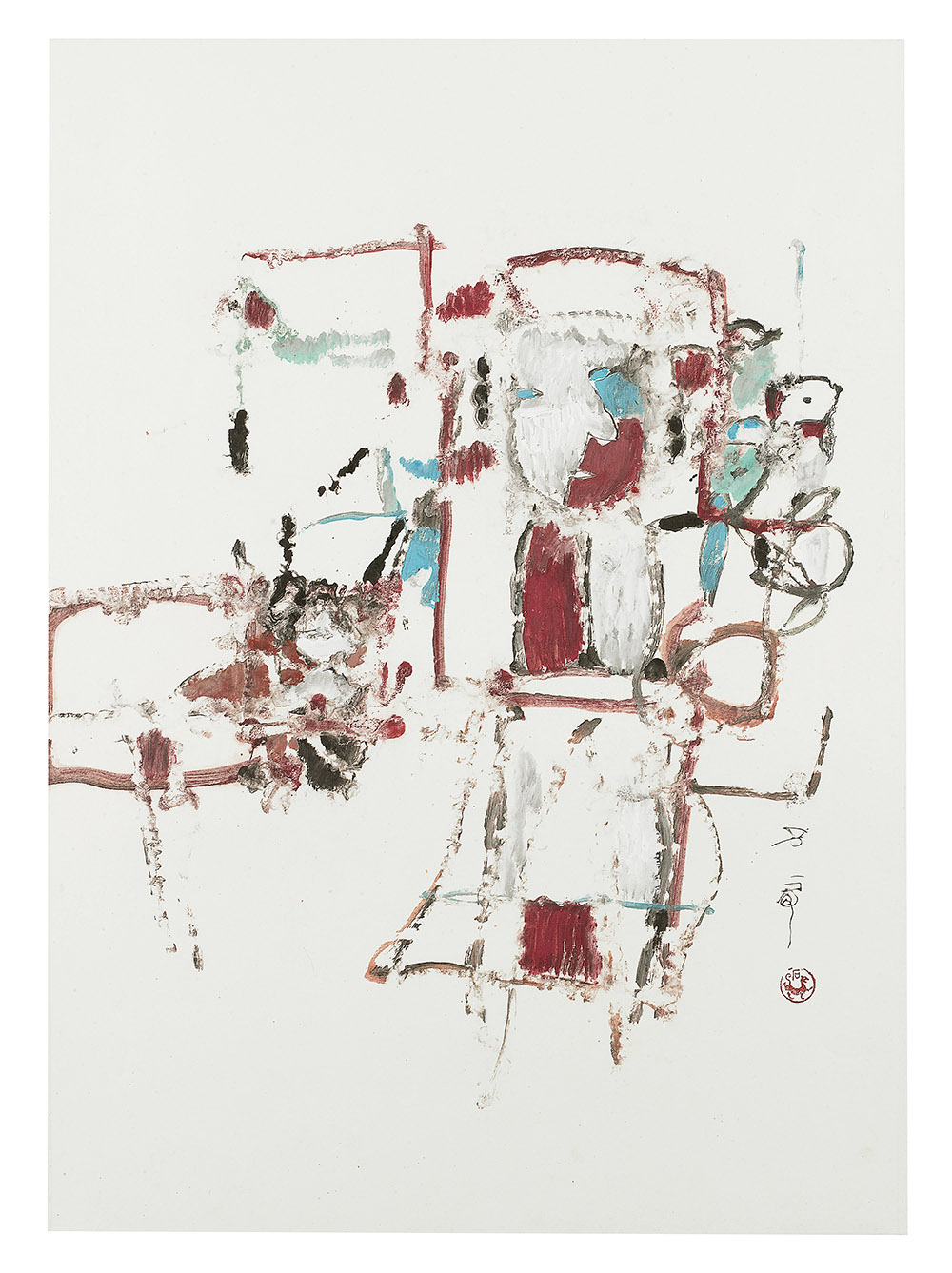 石虎作品《牧群》